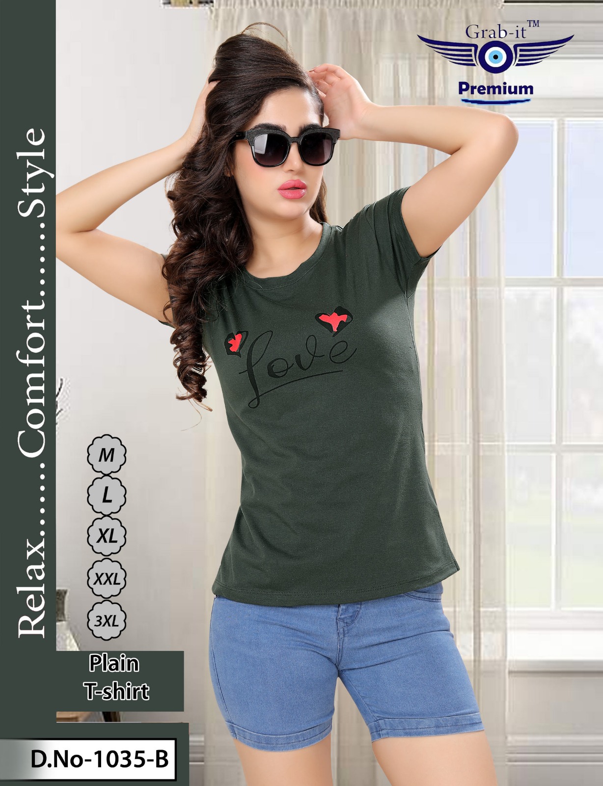 Vol No 1035 B Grab It Women Tshirt Manufacturer Wholesaler