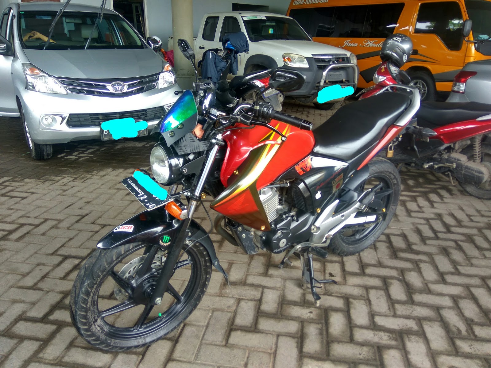 Modifikasi Motor Vixion Lampu Pesek Pecinta Modifikasi