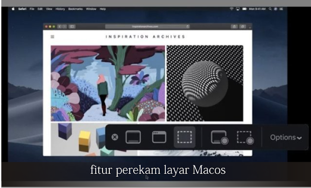 fitue perekam layar macos