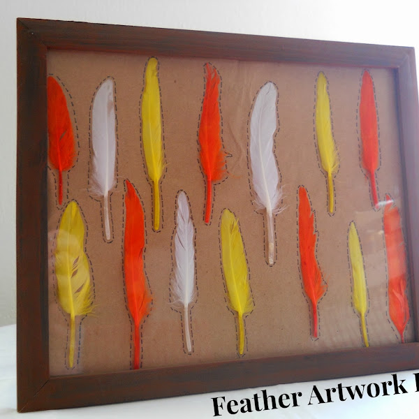 Feather Artwork Diy