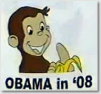 Obama camiseta de Curius George