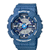 นาฬิกาข้อมูลผู้หญิง CASIO สียีนต์น้ำเงิน นาฬิกา BABY-G BA-110DC-2A2 สายเรซิน