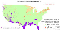 Model Predicts How Forests Will Respond to Climate Change (Credit: Jean Lienard, Nikolay Strigul) Click to Enlarge.