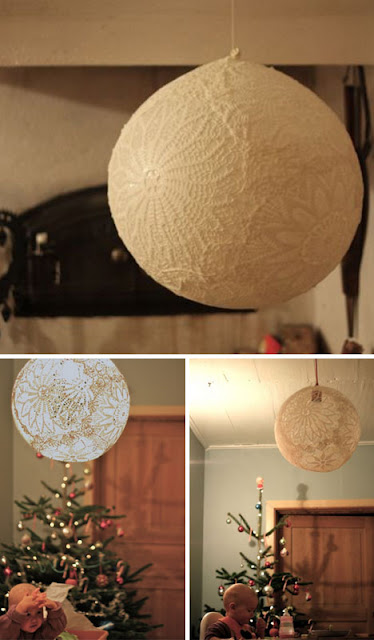 Make a decorative lamp itself