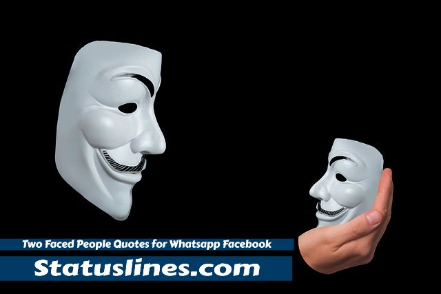 Two Faced People Quotes for Facebook Whatsapp Status