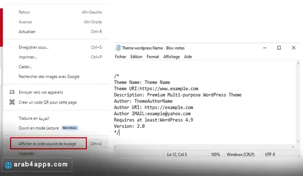 view page source