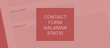 menambahkan contact form pada halaman statis