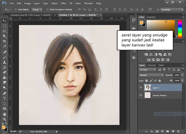 Tutorial Smudge Painting Photoshop Untuk Pemula