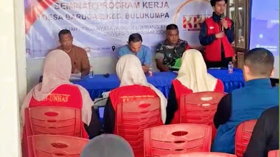 Sinergi Mahasiswa UNHAS dan Masyarakat Desa Barugae: Seminar Program Kerja KKN-T Wujudkan Desa Mandiri Pangan dan Bebas Stunting