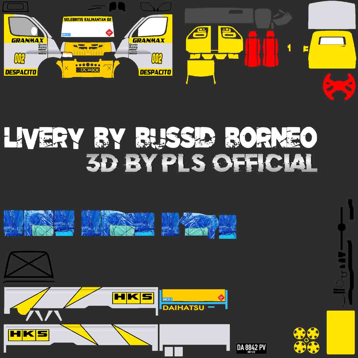 download livery pick up grand max bussid