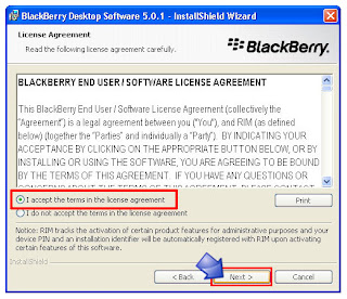 Install Desktop Manager Untuk BlackBerry