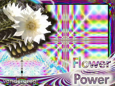 psychedelic art by gvan42 flower power