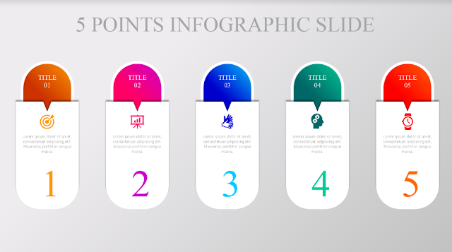 Animated Rectangular Options in PowerPoint Templates