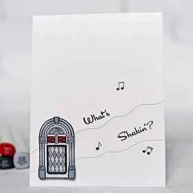 Sunny Studio Stamps: Sock Hop Jukebox Card by Melissa Chipperfield