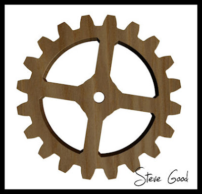 wooden gear clocks