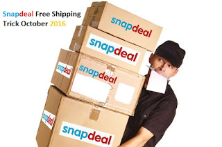 snapdeal free shipping trick