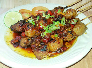 Bakso Bakar Bumbu Kecap Pedas