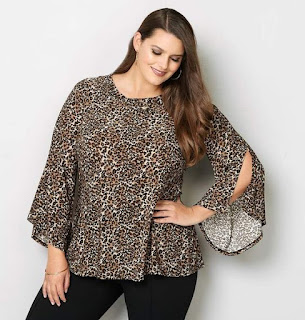 Combinando blusa animal print. Ideas de moda Plus Size