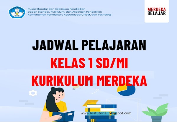 Contoh Jadwal Pelajaran Kelas 1 SD/MI Kurikulum Merdeka