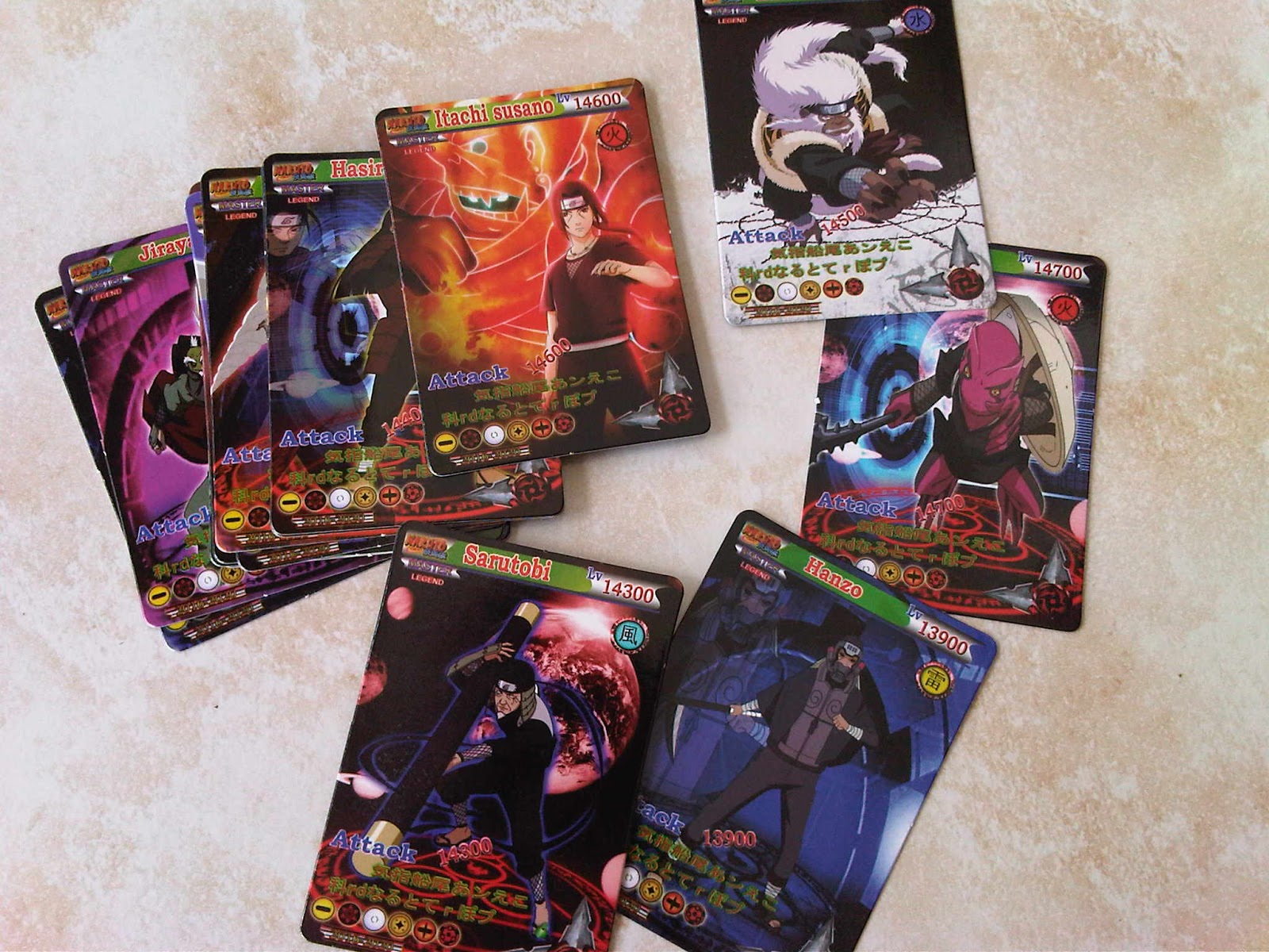 TRADING CARD NARUTO  Kartu Mainan  Anak Naruto  Trading 