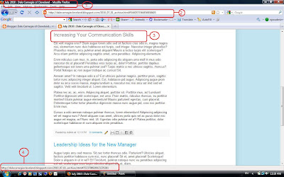 Screenshot Dale Carnegie blog after clicking the second post title.