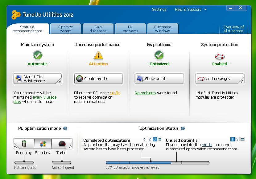Free Download TuneUp Utilities 2012 Full version with Serial Keys ...