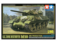 Tamiya 1/48 U.S. TANK DESTROYER M10 MID PRODUCTION (32519) Color Guide & Paint Conversion Chart　