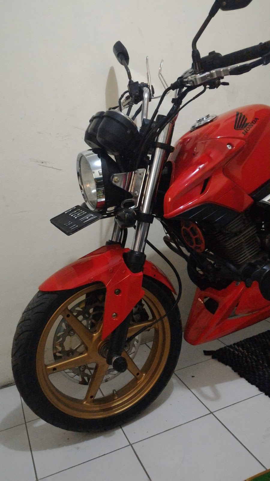 Garagebikers Pengaplikasian Shock Depan Yamaha Byson Ke Tiger Revo