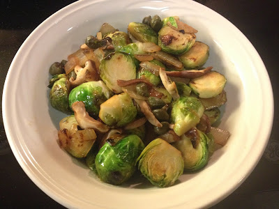 Healthy Sautéed Brussels Sprouts with Lemon &amp; Capers