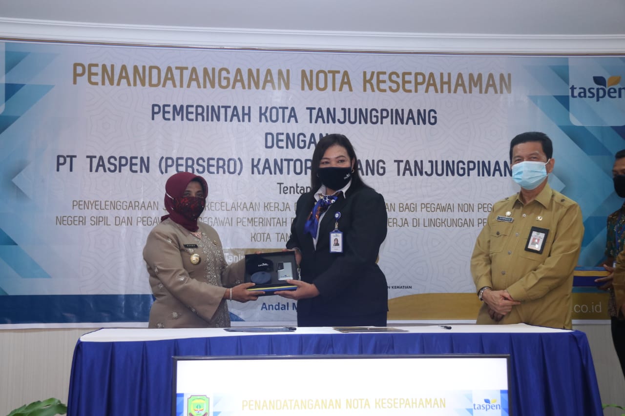 Pemko Tanjungpinang Kerjasama Dengan PT. Taspen Terkait JKK dan JKM Bagi Pegawai Non ASN