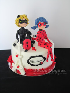 Bolo de aniversário Miraculous: As Aventuras de Ladybug