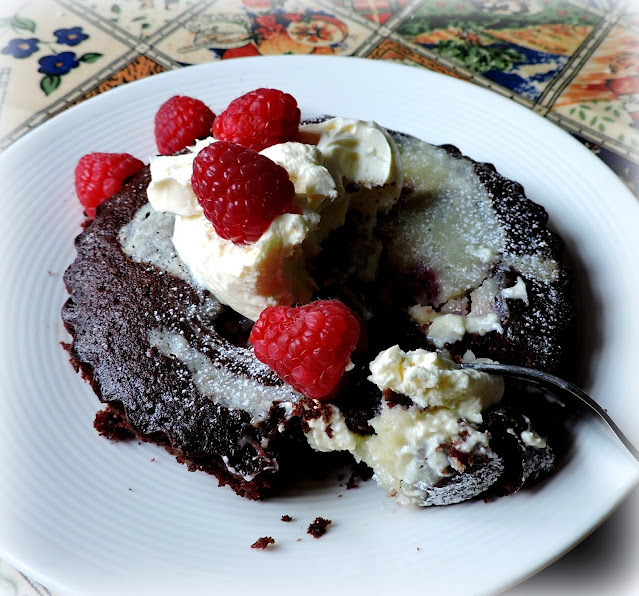 Fudgy Chocolate & Raspberry Tarts