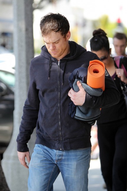 PHOTOS Michael C Hall goes for Yoga in LA