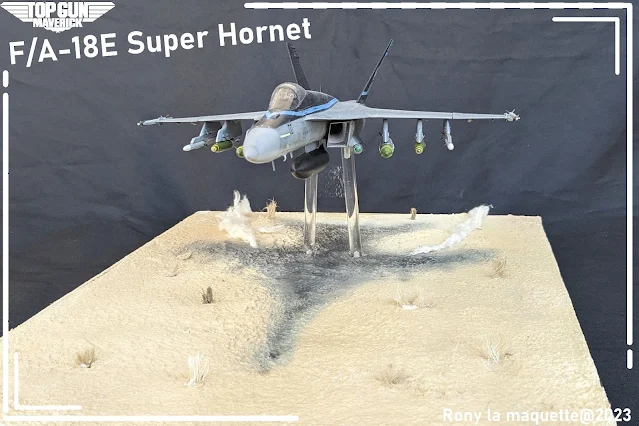 Diorama F/A-18E Super-Hornet de Top Gun : Maverick