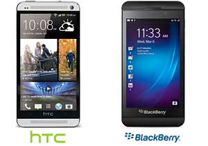 Spesifikasi HP Android HTC One Vs Blackberry Z10