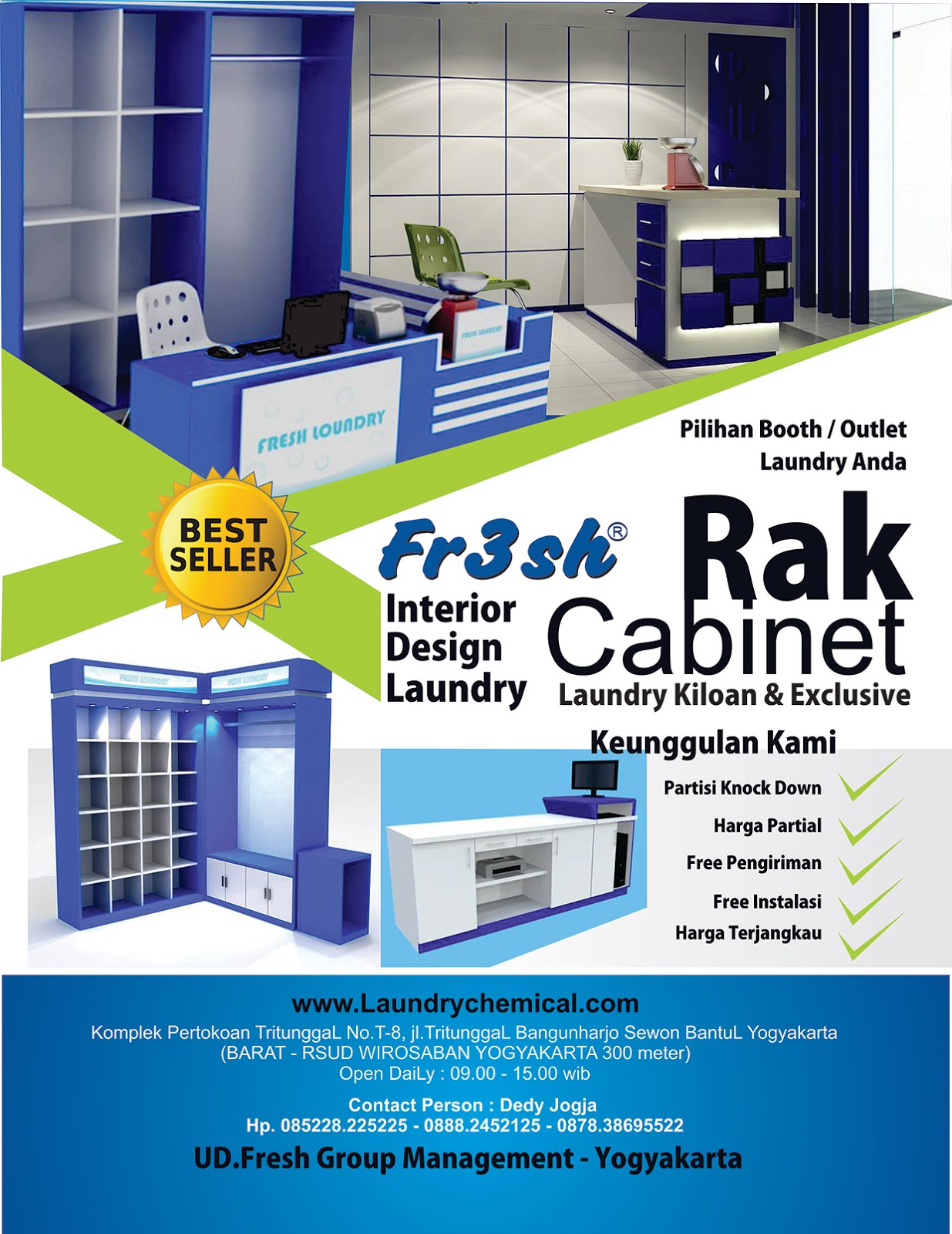 DESIGN INTERIOR CABINET LAUNDRY