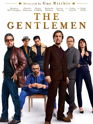 Movie poster for The Gentlemen. The primary characters are posed together.