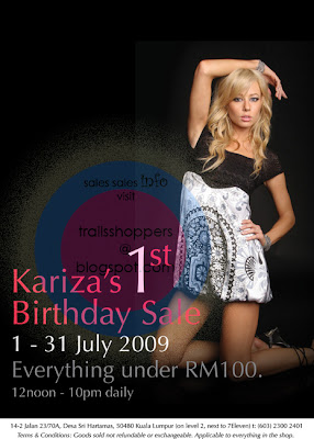 Kariza's 1st Birthday SALE