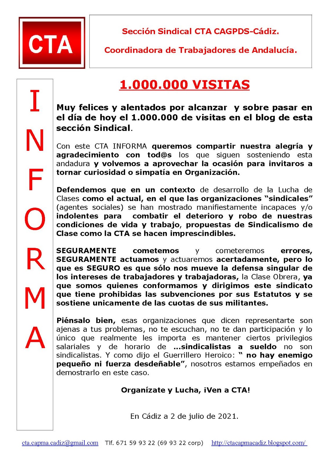 1.000.000 VISITAS
