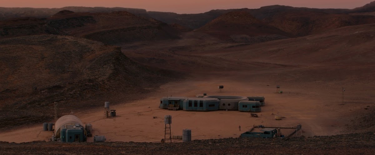 Homestead on Mars in Settlers (2021) movie