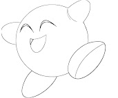 #5 Kirby Coloring Page