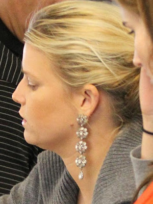 Jessica Simpson Diamond Chandelier Earrings