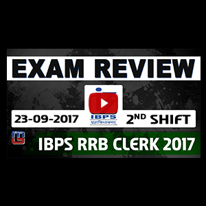 Exam Review With Cut Off | IBPS RRB CLERK 2017 | 23 September-2nd Shift