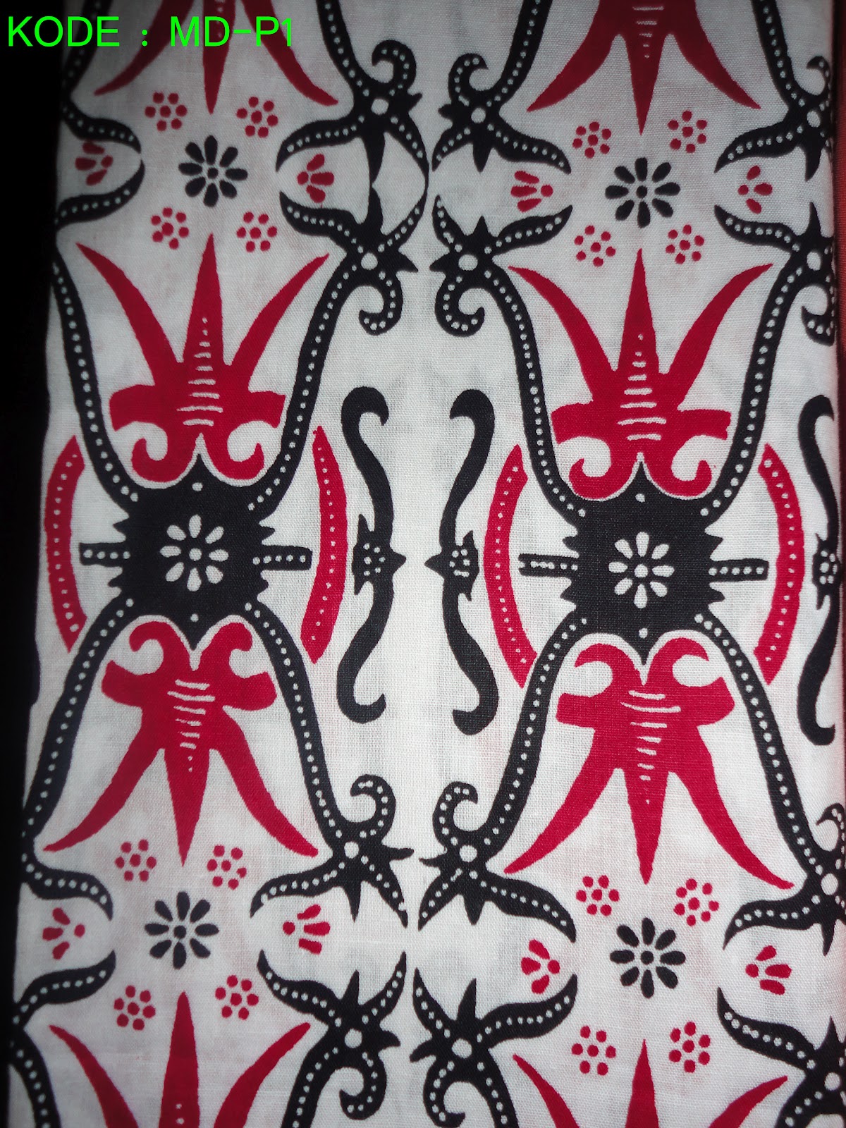 Batik Motif Dayak Khas Kalimantan, : BATIK MOTIF DAYAK BAHAN KATUN