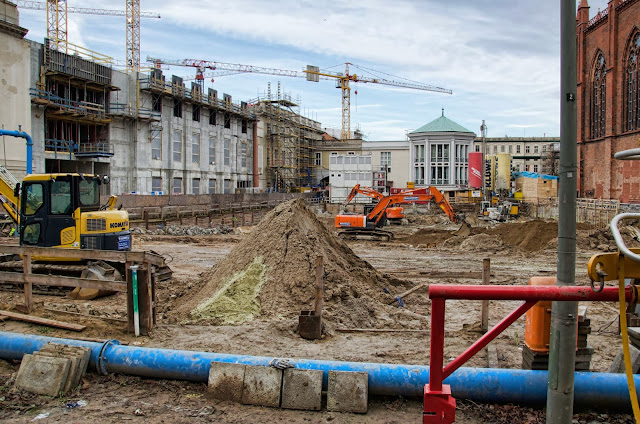 Baustelle Kronprinzengärten, Oberwallstraße / Werderscher Markt, 10117 Berlin, 22.12.2013