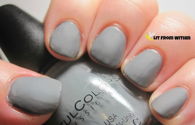 grey matte from Sinful Colors - My Turn