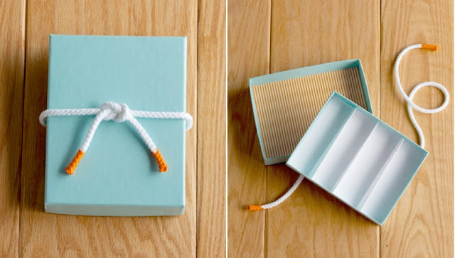 DIY Nautical Candy Favor Box by Confetti Pop for Mrs. Lilien's baby shower | via Sweet Tooth