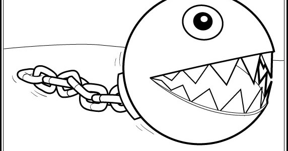 Download jimbo's Coloring Pages: Chain Chomp coloring page