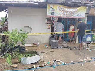 Si Jago Merah Melalap Kios Pracangan Suyatno di Desa Depok Trenggalek