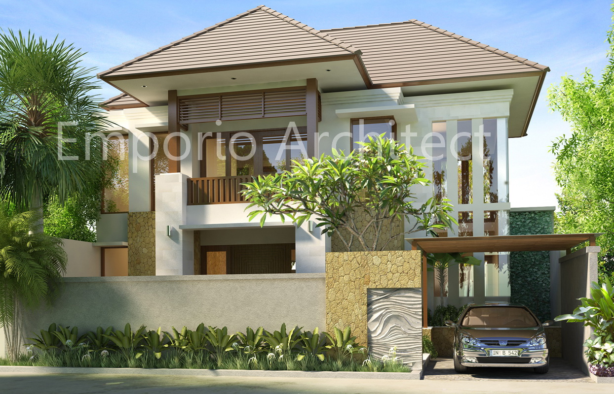 Desain Rumah Minimalis Ala Villa Homkonsep